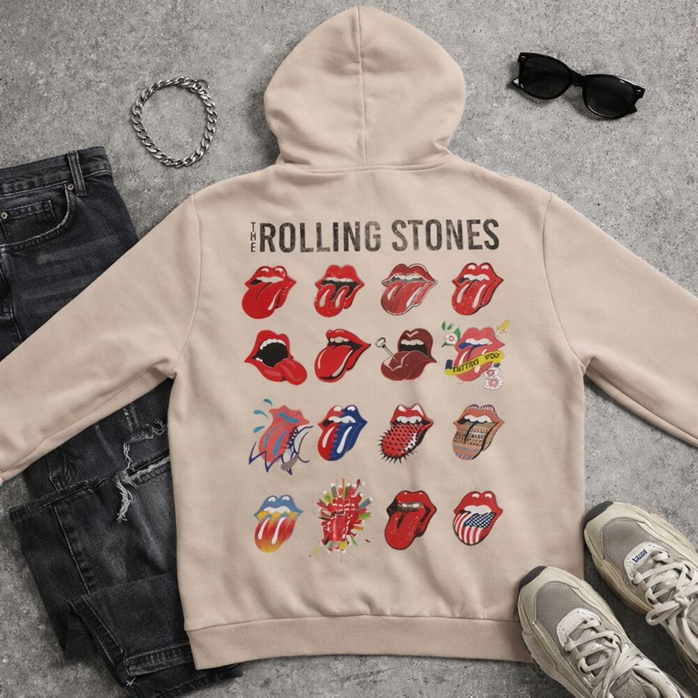 The Rolling Stones Hooded Sweatshirt - Women's Sweatshirts Size XL